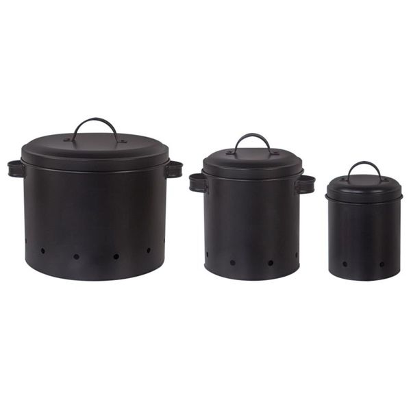 storage bottles & jars 3pcs practical canisters handle professional potato onion galvanized iron home protective organizer with lid portable
storage bottles & jars 3pcs practical canisters handle professional potato onion galvanized iron home protective organizer with lid portable