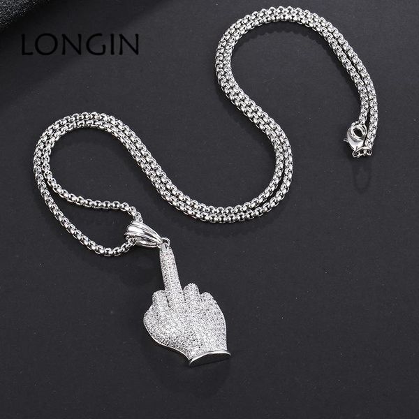 pendant necklaces european and american hip hop gesture shape design zircon silver color necklace fashion personality creative wild holiday
pendant necklaces european and american hip hop gesture shape design zircon silver color necklace fashion personality creative wild holiday