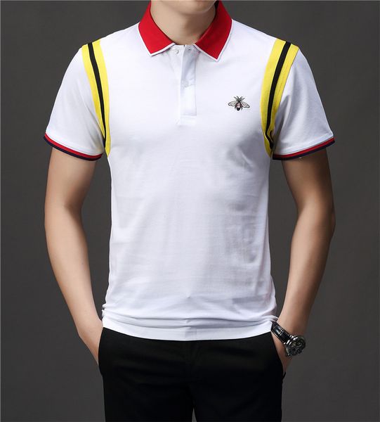 fashion snake bee mens designers polo #g013 europe off summer classic lapel tees essentials luxurys white t shirt men casual clothing with, White;black
fashion snake bee mens designers polo #g013 europe off summer classic lapel tees essentials luxurys white t shirt men casual clothing with, White;black