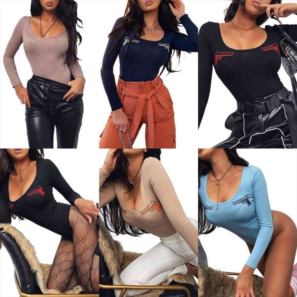 fashion skinny long sleeve womens romper casual u neck bodysuit solid color embroidery slim streetwear, Black;white
fashion skinny long sleeve womens romper casual u neck bodysuit solid color embroidery slim streetwear, Black;white