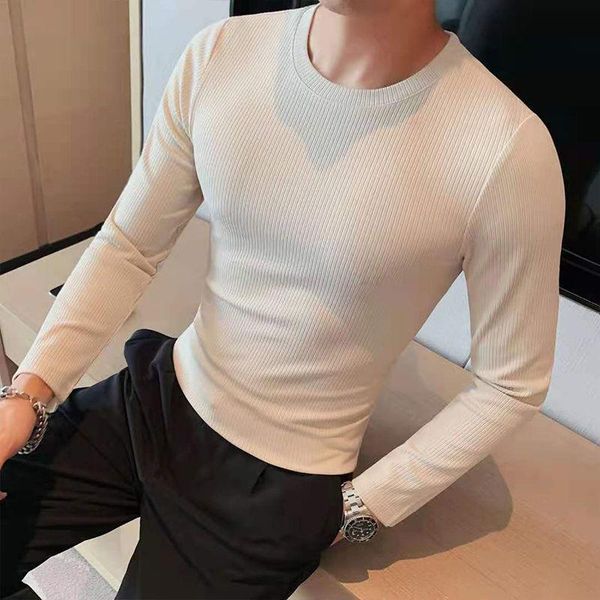 men's sweaters men pullover long sleeve bottom t-shirt autumn korean version of slim round collar striped tie british trend casual, White;black
men's sweaters men pullover long sleeve bottom t-shirt autumn korean version of slim round collar striped tie british trend casual, White;black