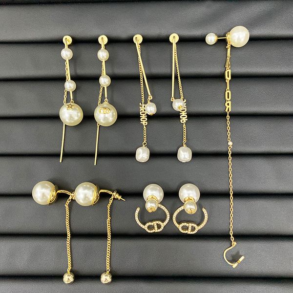 70% off dijia big pearl earrings female advanced sense letter tassel long exaggerated family, Golden;silver
70% off dijia big pearl earrings female advanced sense letter tassel long exaggerated family, Golden;silver
