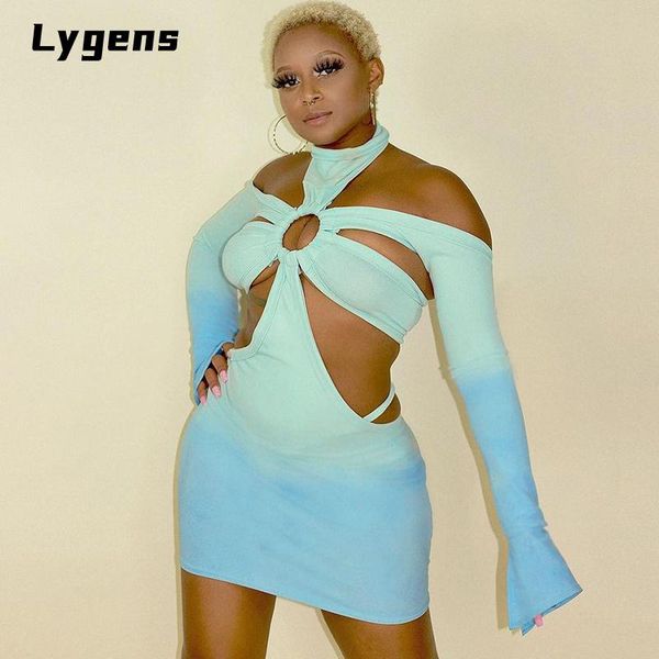 casual dresses lygens 2021 summer autumn women fashion halter hollow out ring long sleeves bodycon slim mini dress y2k streetwear, Black;gray
casual dresses lygens 2021 summer autumn women fashion halter hollow out ring long sleeves bodycon slim mini dress y2k streetwear, Black;gray