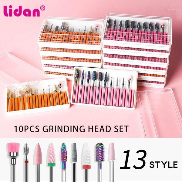 lidan 10pcs tungsten steel nail grinding head milling manicure cutter for pedicure machine sander drill bit set accessories1, Silver
lidan 10pcs tungsten steel nail grinding head milling manicure cutter for pedicure machine sander drill bit set accessories1, Silver