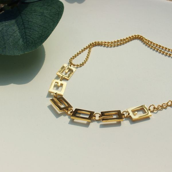 mirror ti-tanium steel bracelet g-word strong color retention ins sweet cool millennium style spice girl fashion, Black
mirror ti-tanium steel bracelet g-word strong color retention ins sweet cool millennium style spice girl fashion, Black