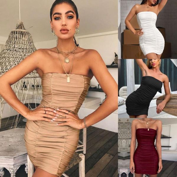 casual dresses dress women summer 2021 europe united states strapless nightclubs with package hip mini vestidos lzy8505, Black;gray
casual dresses dress women summer 2021 europe united states strapless nightclubs with package hip mini vestidos lzy8505, Black;gray