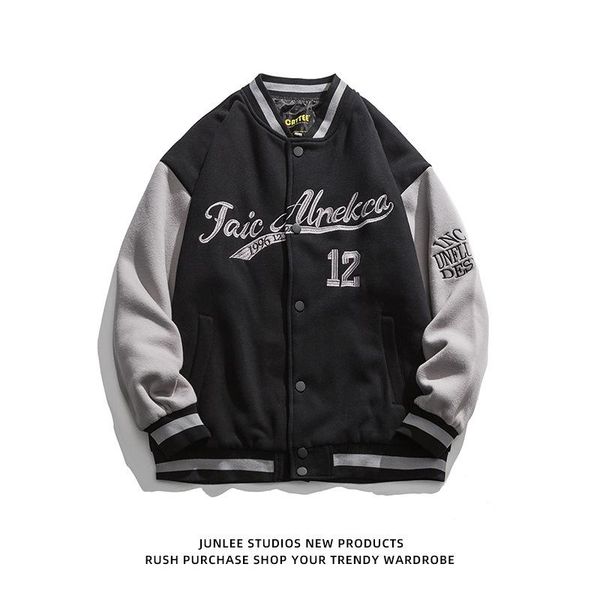 men's jackets 2021 spring&autumn old school embroid letter jacket bomber coat women's boyfriend style varsity casual chic, Black;brown
men's jackets 2021 spring&autumn old school embroid letter jacket bomber coat women's boyfriend style varsity casual chic, Black;brown