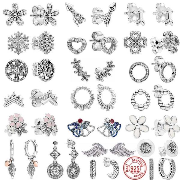 stud authentic sterling silver 925 charms earring heart flowers zircon pavé shiny earrings for women fashion jewelry gift, Golden;silver
stud authentic sterling silver 925 charms earring heart flowers zircon pavé shiny earrings for women fashion jewelry gift, Golden;silver