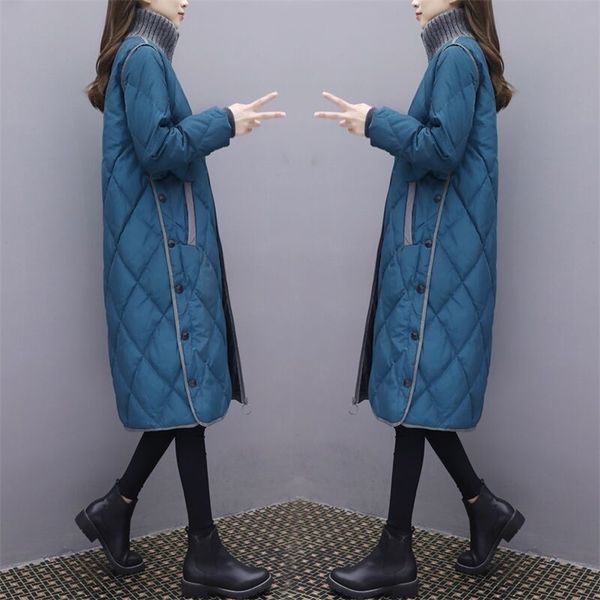 plus size warm woman winter coat parkas slim cotton padded basic jacket female casual long outwear feminina 211018, Black
plus size warm woman winter coat parkas slim cotton padded basic jacket female casual long outwear feminina 211018, Black