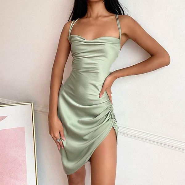 casual dresses sleeveless slash nech summer sundress for women cocktail party club mini dress black rushed slit vestidos plus size, Black;gray
casual dresses sleeveless slash nech summer sundress for women cocktail party club mini dress black rushed slit vestidos plus size, Black;gray