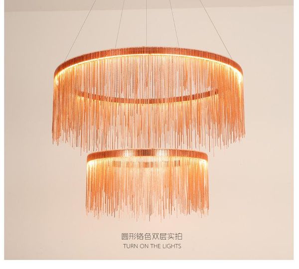 chandeliers aluminum tassel circular chandelier for living room dining home modern luxury simple european style led bulb included
chandeliers aluminum tassel circular chandelier for living room dining home modern luxury simple european style led bulb included