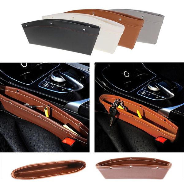 storage bags universal leather vehicle car seat gap slit pocket catcher organizer box 
storage bags universal leather vehicle car seat gap slit pocket catcher organizer box
