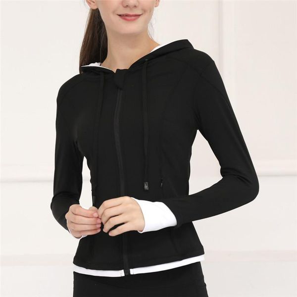 running jackets autumn and winter women sport jacket zipper fitness thumb hole sportwear yoga shirt coat clothing gym workout hooded top, Black;red
running jackets autumn and winter women sport jacket zipper fitness thumb hole sportwear yoga shirt coat clothing gym workout hooded top, Black;red