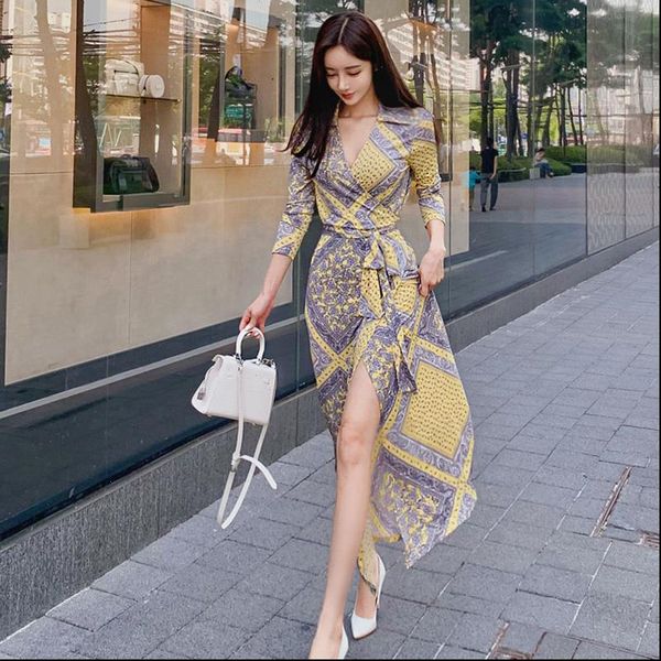 cinessd vintage robe loose women dress autumn polyester elegant flower print v neck long sleeve vestidos plus size, Black;gray
cinessd vintage robe loose women dress autumn polyester elegant flower print v neck long sleeve vestidos plus size, Black;gray
