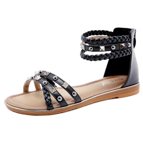 sandals the summer 2021 rivet shoes lightweight non-slip women's fashion transparent designer studded flat, Black
sandals the summer 2021 rivet shoes lightweight non-slip women's fashion transparent designer studded flat, Black