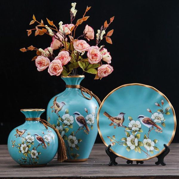 decorative objects & figurines american porcelain vase european modern living room porch tv cabinet wine creative home decoration
decorative objects & figurines american porcelain vase european modern living room porch tv cabinet wine creative home decoration