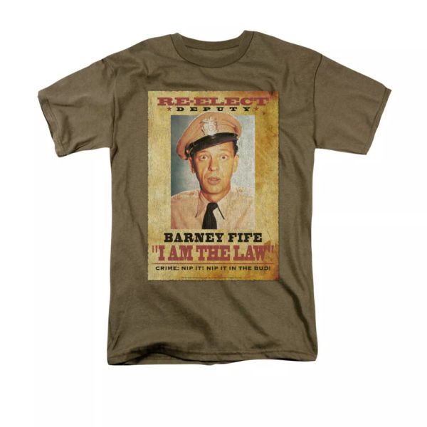 Andy Griffith I am The Law T-Shirt Sizes S-3X NEW, White;black
Andy Griffith I am The Law T-Shirt Sizes S-3X NEW, White;black