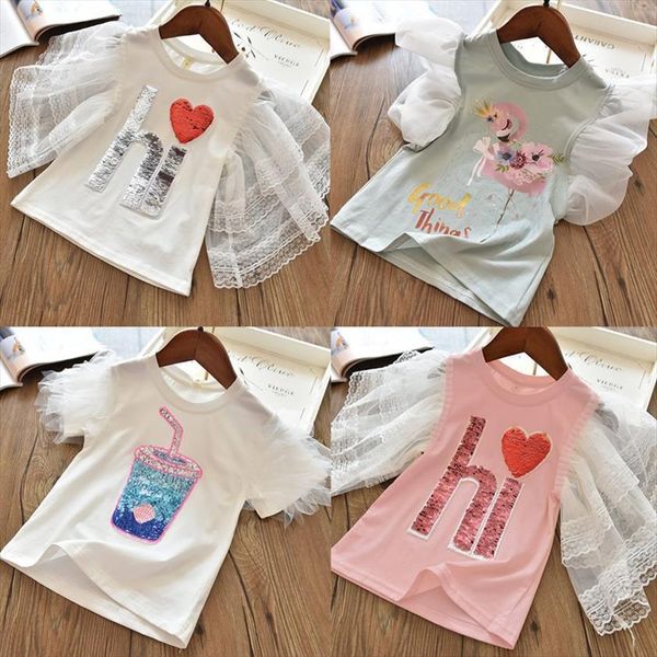 kids girl t shirt summer baby cotton toddler tees clothes children clothing cartoon shirts casual wear, Blue
kids girl t shirt summer baby cotton toddler tees clothes children clothing cartoon shirts casual wear, Blue