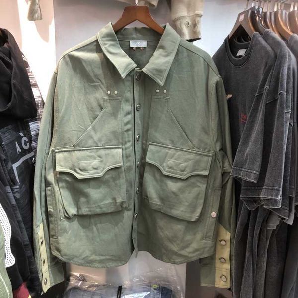 men's casual shirts american functional style far work shirt jacket vibe high street cardigan button men's loose coat, White;black
men's casual shirts american functional style far work shirt jacket vibe high street cardigan button men's loose coat, White;black