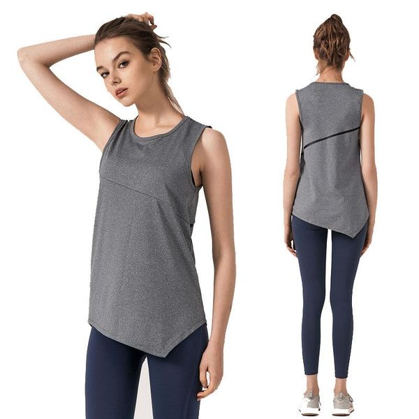 yoga outfits vest solid color sports fitness bottoming slim thin gym irregular cut running female women, White;red
yoga outfits vest solid color sports fitness bottoming slim thin gym irregular cut running female women, White;red