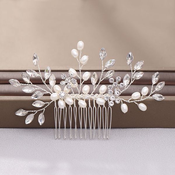 new pearl crystal wedding hair combs hair accessories silver color women back decorative hair comb bridal headpiece jewelrydio chan con, White;golden
new pearl crystal wedding hair combs hair accessories silver color women back decorative hair comb bridal headpiece jewelrydio chan con, White;golden