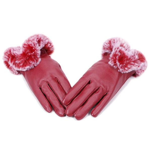 five fingers gloves 2021 fashion winter women synthetic leather stretch knit warm full finger mittens female faux fur cute touch, Blue;gray
five fingers gloves 2021 fashion winter women synthetic leather stretch knit warm full finger mittens female faux fur cute touch, Blue;gray
