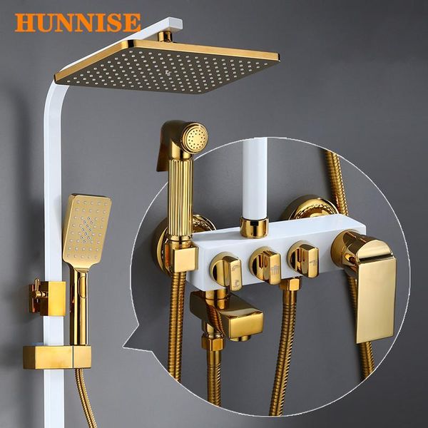 bathroom shower set white gold faucet quality brass bathtub mixer tap rainfall system thermostatic sets
bathroom shower set white gold faucet quality brass bathtub mixer tap rainfall system thermostatic sets