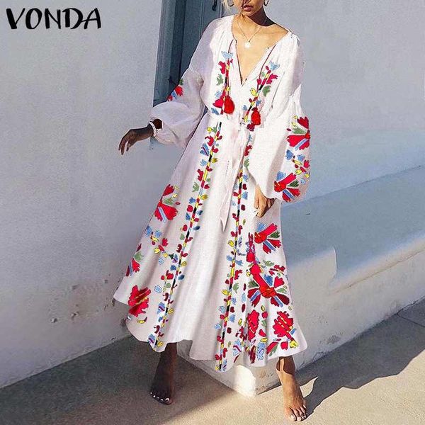 casual dresses 2021 stylish spring beach vintage floral print maxi long sundress party dress vonda v neck vestido oversized, Black;gray
casual dresses 2021 stylish spring beach vintage floral print maxi long sundress party dress vonda v neck vestido oversized, Black;gray