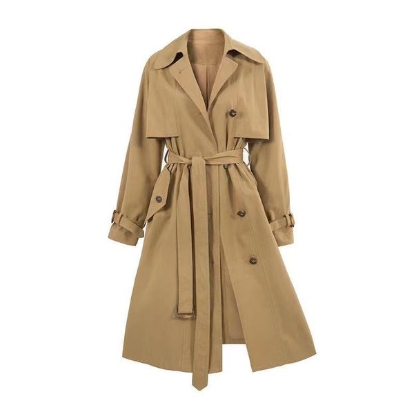 women's trench coats 2021 autumn coat long slim outwear fashion female windbreaker office ladies outerwear, Tan;black
women's trench coats 2021 autumn coat long slim outwear fashion female windbreaker office ladies outerwear, Tan;black
