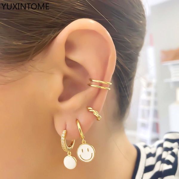 hoop & huggie 925 sterling silver ear buckle enamel drop earrings for women simple female jewlery oorbellen aretes de mujer, Golden;silver
hoop & huggie 925 sterling silver ear buckle enamel drop earrings for women simple female jewlery oorbellen aretes de mujer, Golden;silver