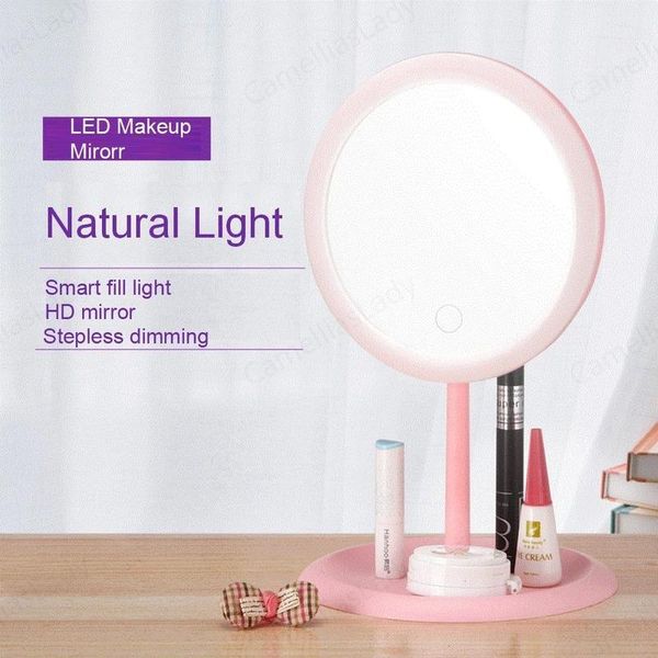 mirrors led makeup mirror deskrotating vanity round shape cosmetic for bedroom with 3 levels of brightness ladies lamp 
mirrors led makeup mirror deskrotating vanity round shape cosmetic for bedroom with 3 levels of brightness ladies lamp
