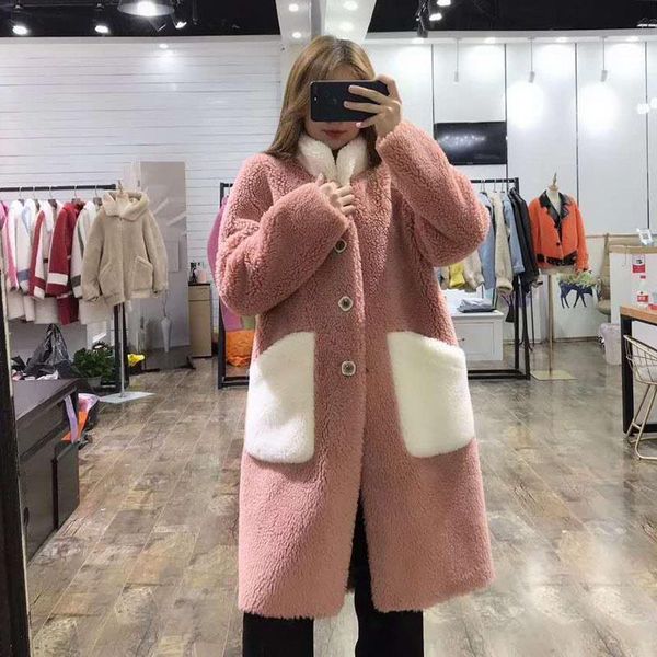 women's fur & faux leather jacket real price coat women clothes fashion parka with mandarin collar korean plus size overcoat, Black
women's fur & faux leather jacket real price coat women clothes fashion parka with mandarin collar korean plus size overcoat, Black