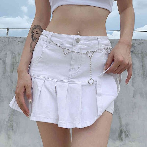 casual dresses darlingaga fashion y2k pink denim woman skirts mini solid korean high waist pleated skirt with lined party girls f4r4, Black;gray
casual dresses darlingaga fashion y2k pink denim woman skirts mini solid korean high waist pleated skirt with lined party girls f4r4, Black;gray