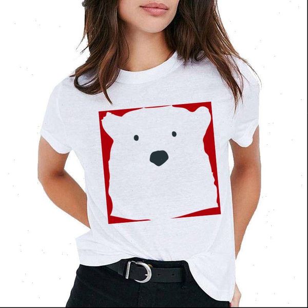 cute bear print summer fashion women fashionable short sleeved white harajuku graphic top
cute bear print summer fashion women fashionable short sleeved white harajuku graphic top