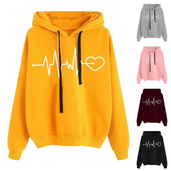 women's hoodies & sweatshirts women sweatshirt hoody ladies hooded heartbeat printed casual pullovers girls long sleeve autumn winter c, Black
women's hoodies & sweatshirts women sweatshirt hoody ladies hooded heartbeat printed casual pullovers girls long sleeve autumn winter c, Black