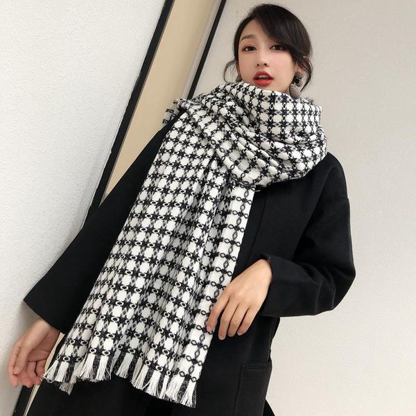 scarves autumn/winter 2021 qiandao double stripe tassel cashmere scarf warm scarf195*70cm, Blue;gray
scarves autumn/winter 2021 qiandao double stripe tassel cashmere scarf warm scarf195*70cm, Blue;gray
