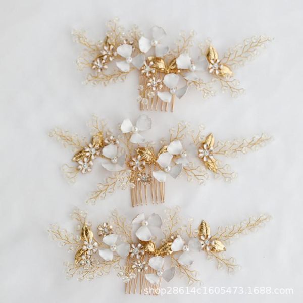 hair clips & barrettes gold color flower pearl rhinestone comb headband wedding accessories for women bride tiara jewelry, Golden;silver
hair clips & barrettes gold color flower pearl rhinestone comb headband wedding accessories for women bride tiara jewelry, Golden;silver