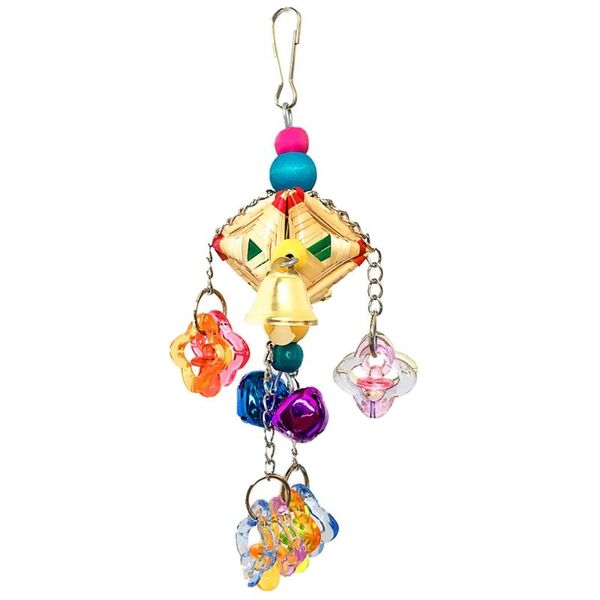 other bird supplies birds parrot chewing toy hanging cage toys bite feet grinding straw with bell
other bird supplies birds parrot chewing toy hanging cage toys bite feet grinding straw with bell