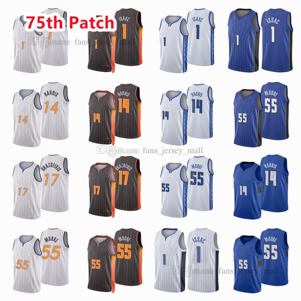printed 75th patch city basketball jerseys e'twaun 55 moore gary 14 harris michael 7 carter-williams jonathan 1 isaac jersey color whit, Black;red
printed 75th patch city basketball jerseys e'twaun 55 moore gary 14 harris michael 7 carter-williams jonathan 1 isaac jersey color whit, Black;red