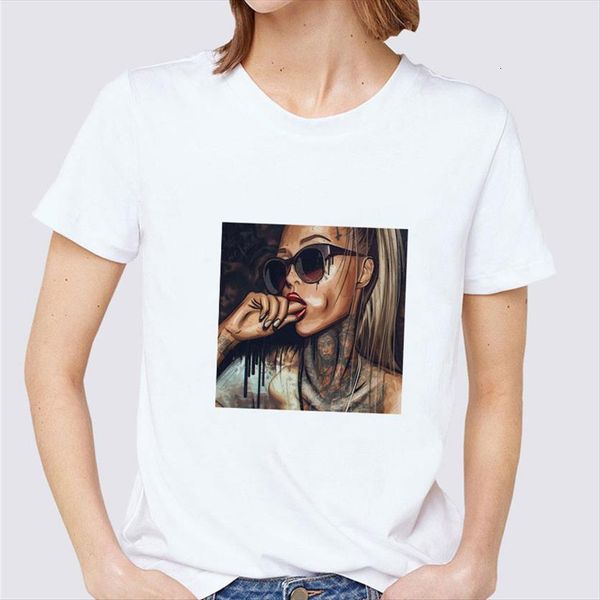 harajuku vogue girl tattoo women t shirt print casual tee streetwear femme summer short sleeve female clothing, White
harajuku vogue girl tattoo women t shirt print casual tee streetwear femme summer short sleeve female clothing, White