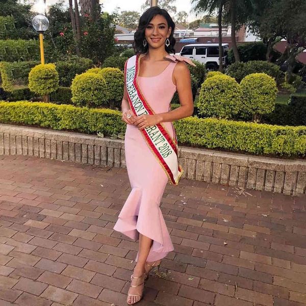 new fashion sleeveless spaghetti strap fish tail sheath elegant women ladies party chic bow pink bodycon bandage dress 210414, Black;gray
new fashion sleeveless spaghetti strap fish tail sheath elegant women ladies party chic bow pink bodycon bandage dress 210414, Black;gray
