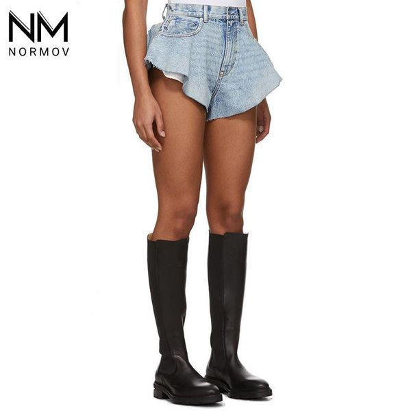 women's shorts normov women summer denim washed pockets zippers bottoms casual skirts female streetwear, White;black
women's shorts normov women summer denim washed pockets zippers bottoms casual skirts female streetwear, White;black