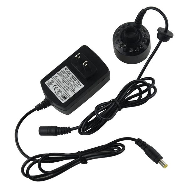 aquariums lighting 12 led fountain mist maker light mister foggers with ac adapter automatically color pattern changes
aquariums lighting 12 led fountain mist maker light mister foggers with ac adapter automatically color pattern changes