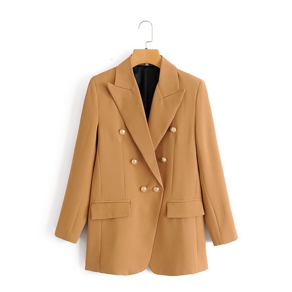 women's suits & blazers jacket women 2021 autumn fashion office double breasted blazer temperament long sleeves suit outerwear loo, White;black
women's suits & blazers jacket women 2021 autumn fashion office double breasted blazer temperament long sleeves suit outerwear loo, White;black
