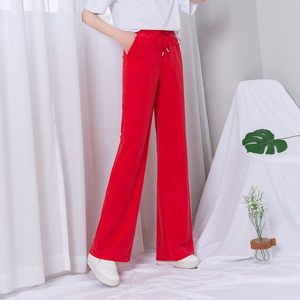 women's pants & capris red wide leg women 2021 summer high waist loose lace up joggers elastic korean running sweatpants, Black;white
women's pants & capris red wide leg women 2021 summer high waist loose lace up joggers elastic korean running sweatpants, Black;white
