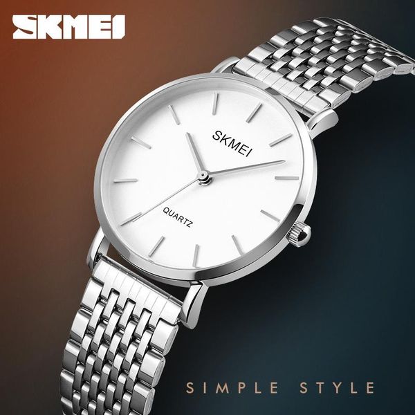 wristwatches women's watches fashion stainless steel strap luxury quartz watch waterproof skmei clock ladies dress bracelet, Slivery;brown
wristwatches women's watches fashion stainless steel strap luxury quartz watch waterproof skmei clock ladies dress bracelet, Slivery;brown