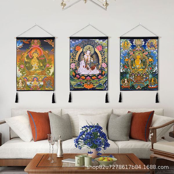 painting tibetan thangka decoration hanging painting living room bedroom background wall corridor shielding ethnic style cloth
painting tibetan thangka decoration hanging painting living room bedroom background wall corridor shielding ethnic style cloth