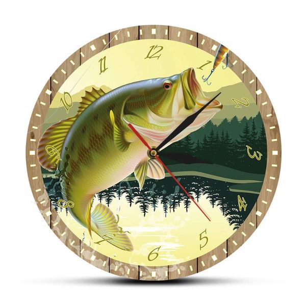 it's fish clock fisherman man cave bass lure full color print fishing wall modern kitchen watch angling gift clocks
it's fish clock fisherman man cave bass lure full color print fishing wall modern kitchen watch angling gift clocks