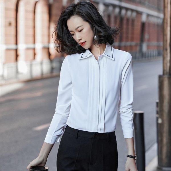 women work blouses & shirts white long sleeve office ladies ol styles women's
women work blouses & shirts white long sleeve office ladies ol styles women's