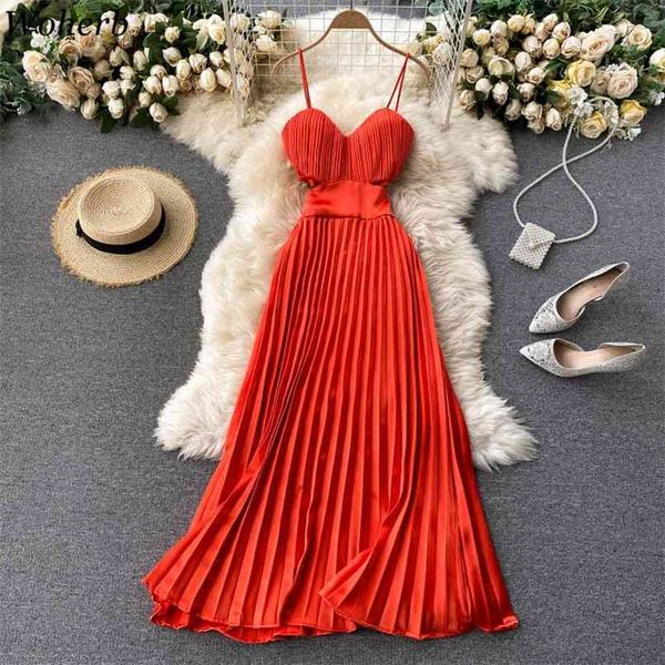 elegant sleeveless strapless maxi dress women waist hollow out spaghetti dresses summer pleated vestidos 210519, Black;gray
elegant sleeveless strapless maxi dress women waist hollow out spaghetti dresses summer pleated vestidos 210519, Black;gray